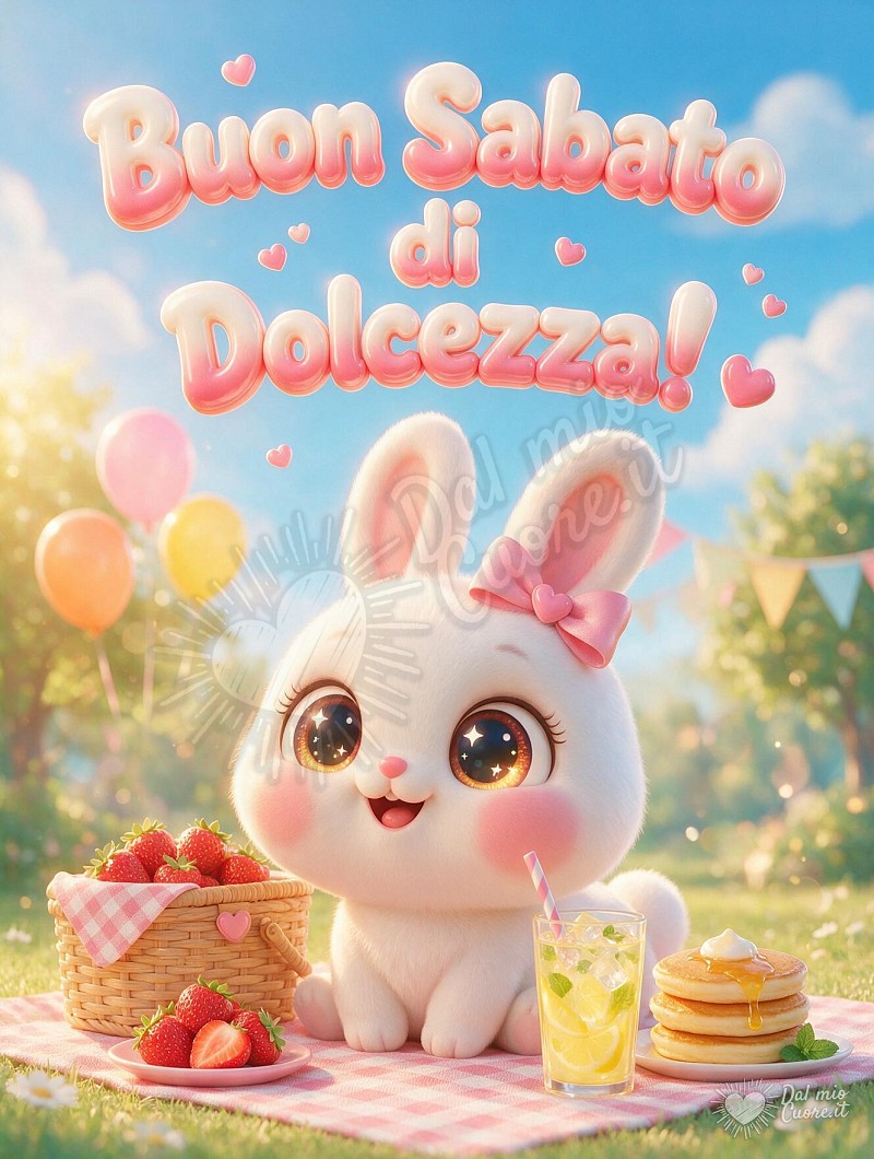 Buon Sabato con dolcezza: Un tenero sorriso per iniziare il weekend