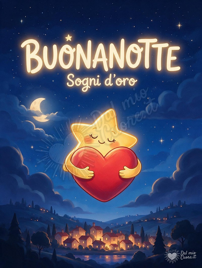 Buonanotte tra le Stelle: Il dolce abbraccio che illumina la sera