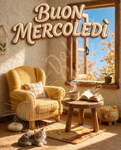 Buon Mercoledì con Libro e Caffè: Momento di Relax Mattutino
