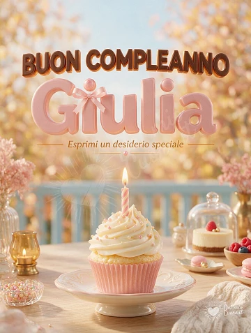 Buon Compleanno Giulia
