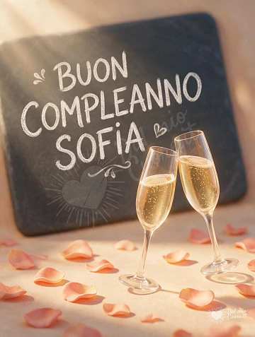 Buon Compleanno Sofia