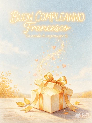 Buon Compleanno Francesco