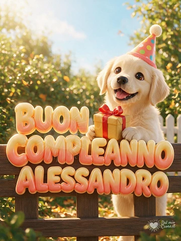 Buon Compleanno Alessandro