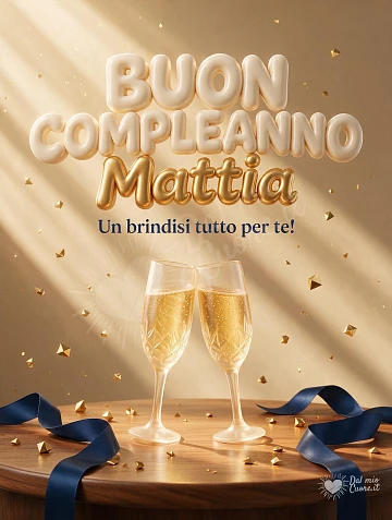 Buon Compleanno Mattia