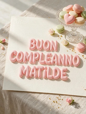 Buon Compleanno Matilde