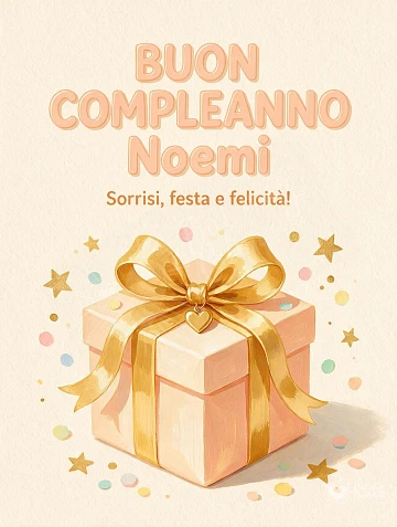Buon Compleanno Noemi
