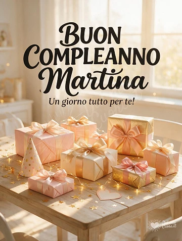 Buon Compleanno Martina