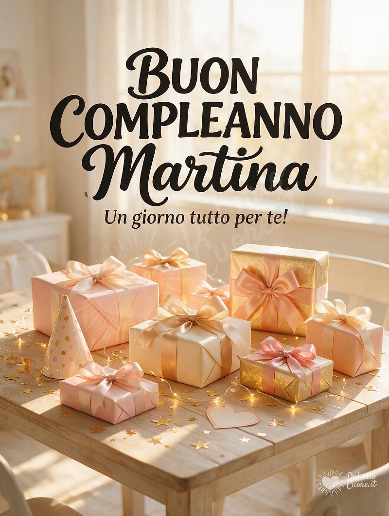 Buon compleanno Martina tra regali e sorrisi