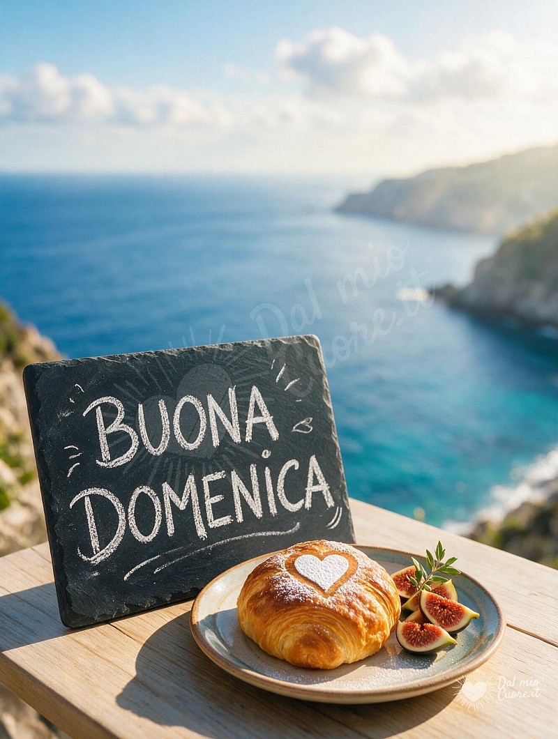 Buona domenica con brezza marina e profumo d'autunno