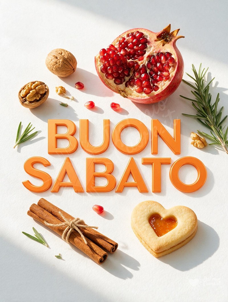 Buon Sabato con energia e colori d'autunno