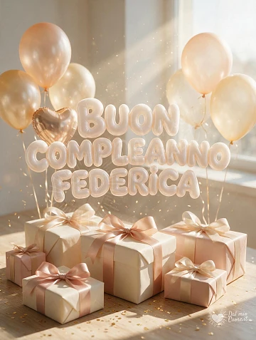 Buon Compleanno Federica