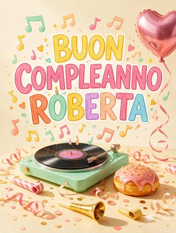 Buon Compleanno Roberta