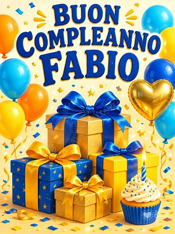 Buon Compleanno Fabio
