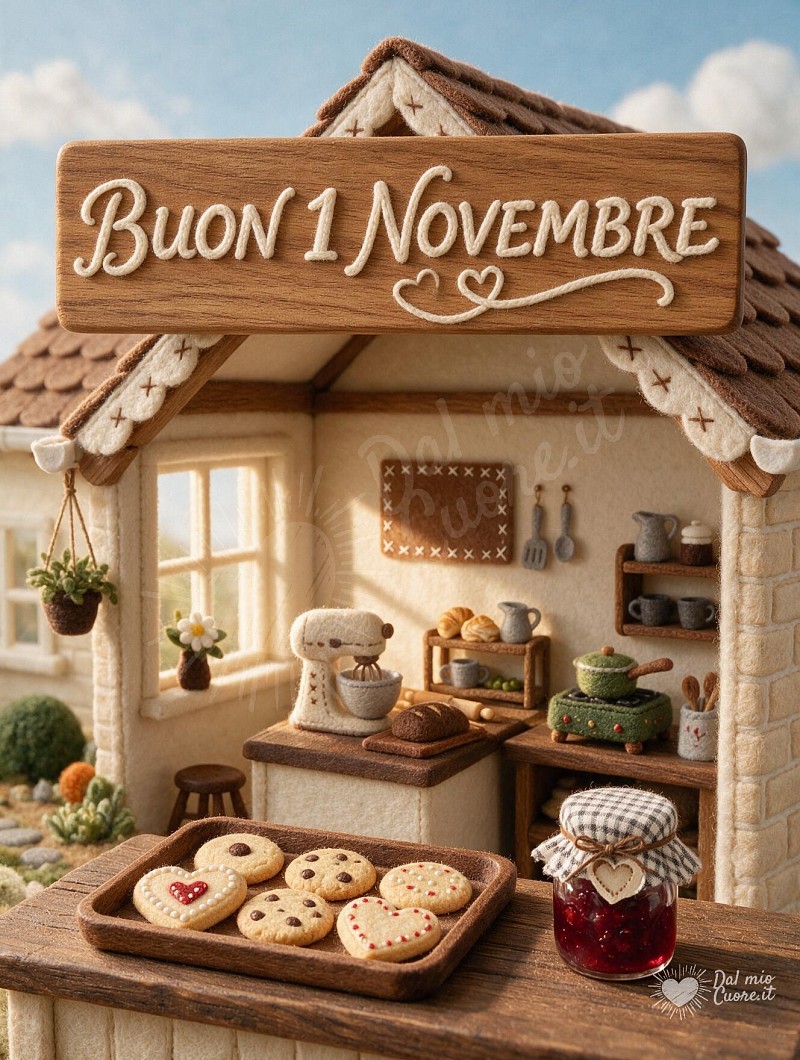 Buon 1 Novembre con dolci caldi e serenità