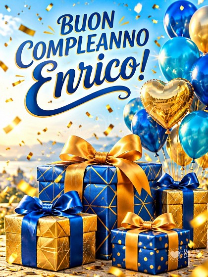 Scatole regalo con fiocchi lucidi e palloncini festosi per il compleanno.
