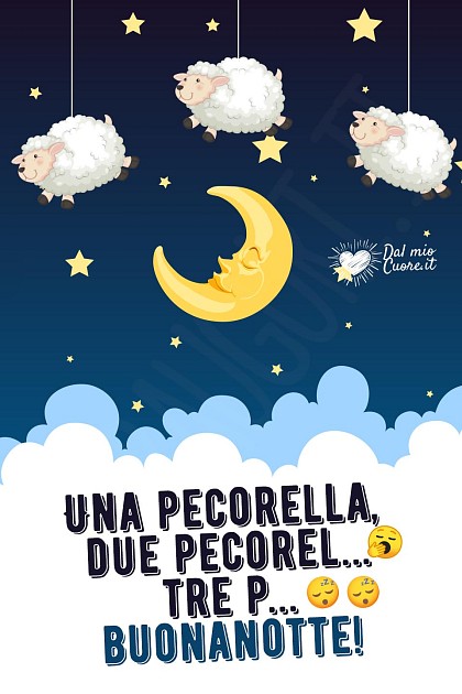 Una pecorella, due pecorel... tre p... buonanotte!
