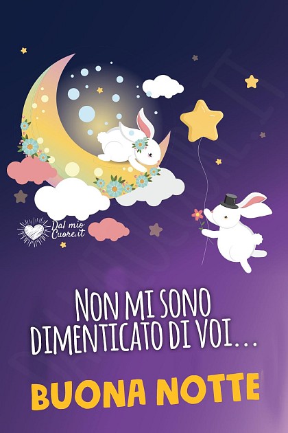 Non mi sono dimenticato di voi... Buonanotte