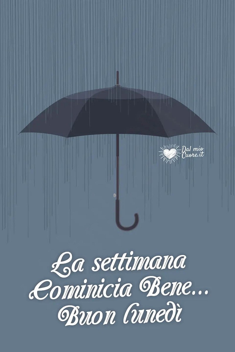 La settimana comincia bene... Buon lunedì