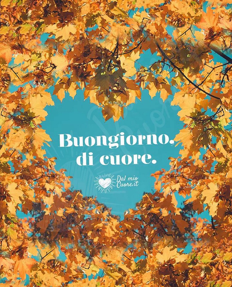 Buongiorno, di cuore