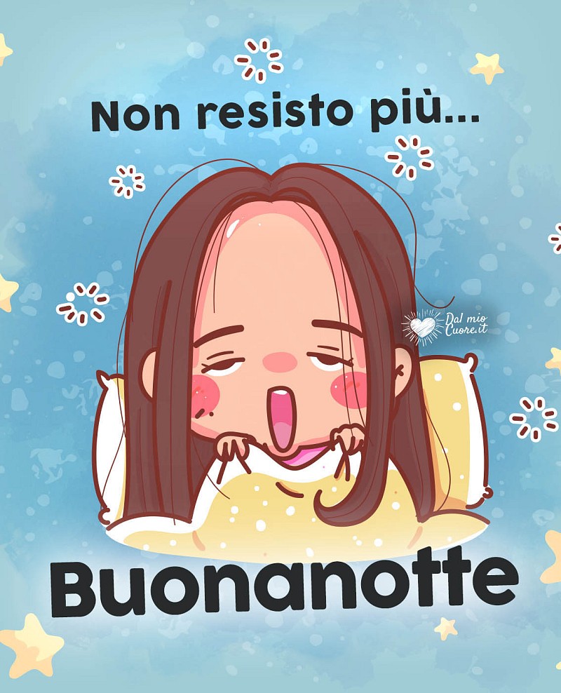 Non resisto più... Buonanotte