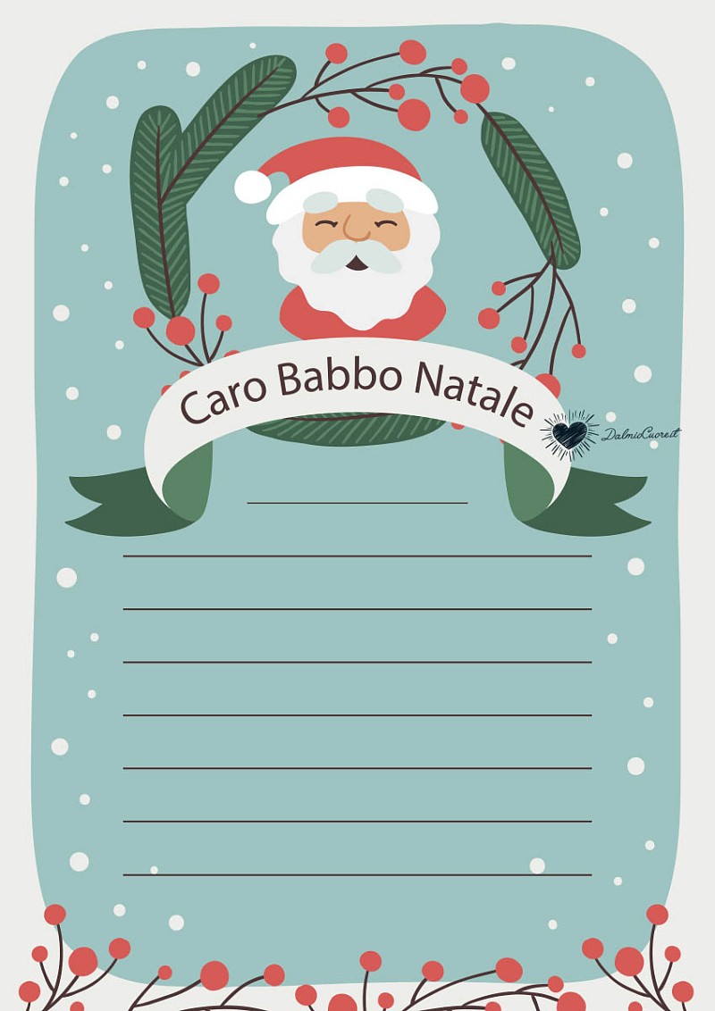 Lettera a Babbo Natale Vintage