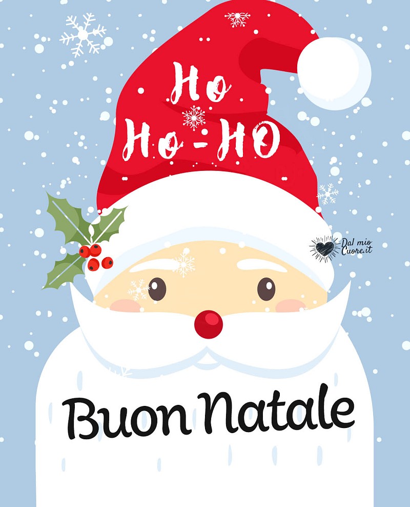 Buon Natale (Bigliettino con Babbo Natale)