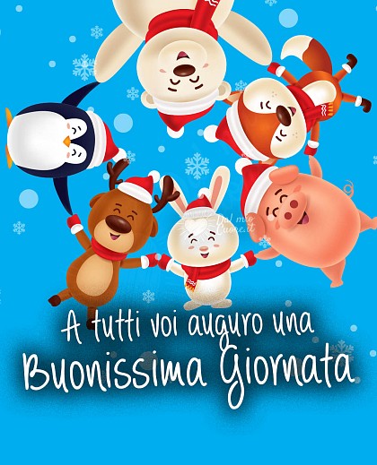 A tutti voi auguro una buonissima giornata