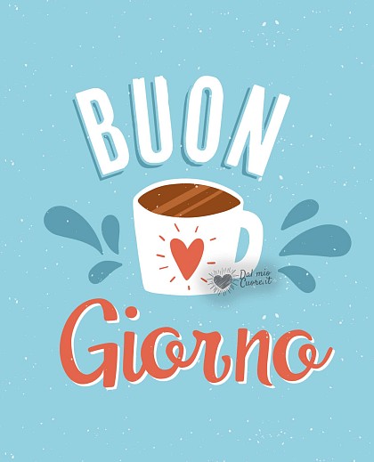 Buon giorno vintage con tazzina di caffè
