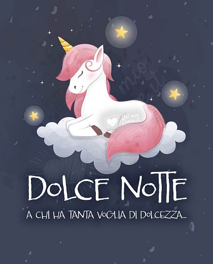 Dolce notte a chi ha tanta voglia di dolcezza...
