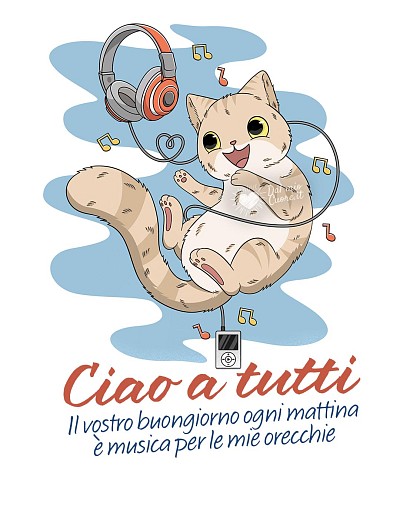 Ciao a tutti. Il vostro buongiorno ogni mattina è musica per le mie orecchie