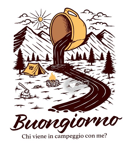 Chi viene in campeggio con me? Buongiorno Divertente