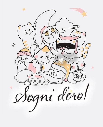 Sogni d'oro con mici