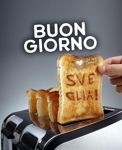 Sveglia! Buon giorno divertente