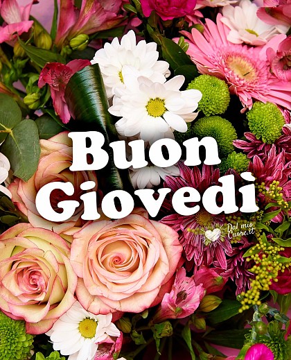 Buon giovedì con fiori