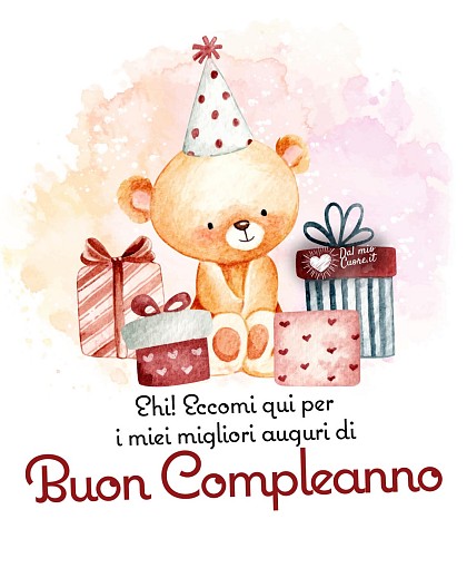 Ehi! Eccomi qui per i miei migliori auguri di Buon Compleanno