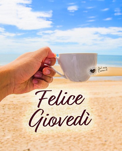 Felice giovedì al mare