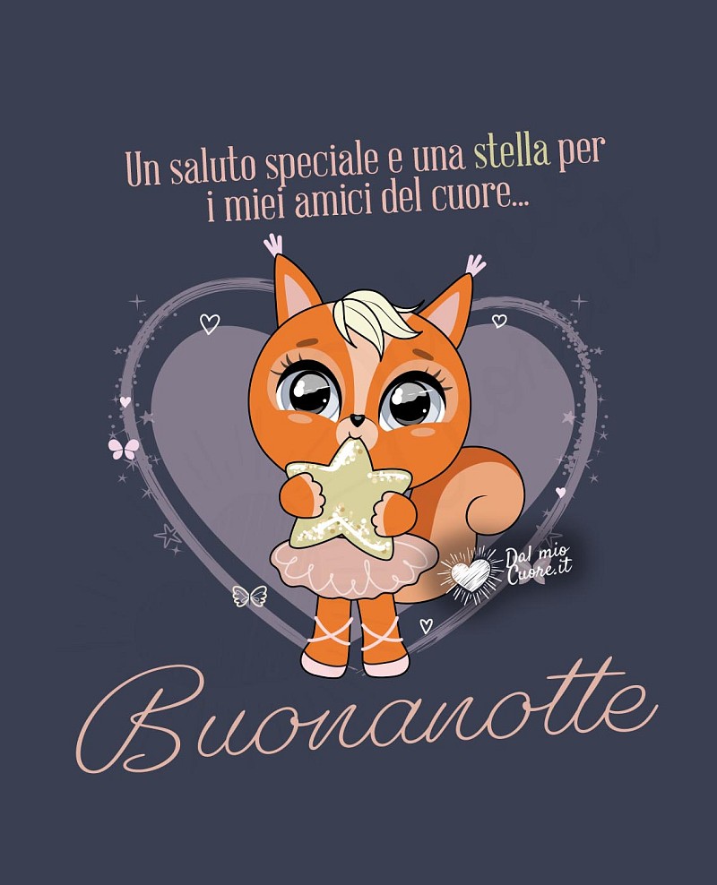 Un saluto speciale e una stella per i miei amici del cuore... Buonanotte
