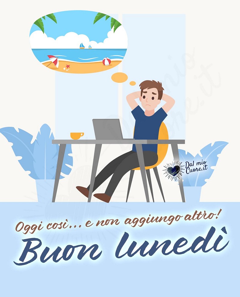 Oggi così... e non aggiungo altro! Buon lunedì
