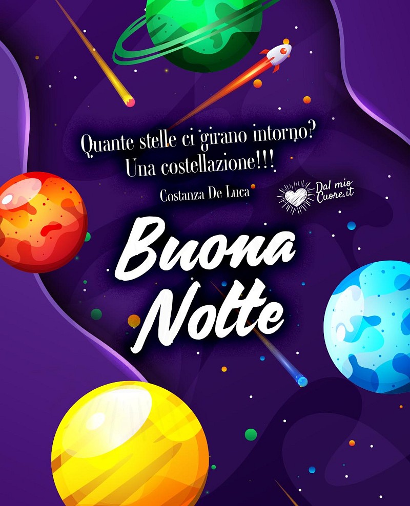Quante stelle ci girano intorno? Una costellazione!!! Buona Notte