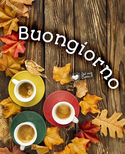 Immagini buongiorno autunnali