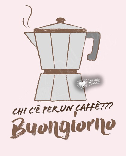 Chi c'è per un caffè? Buongiorno