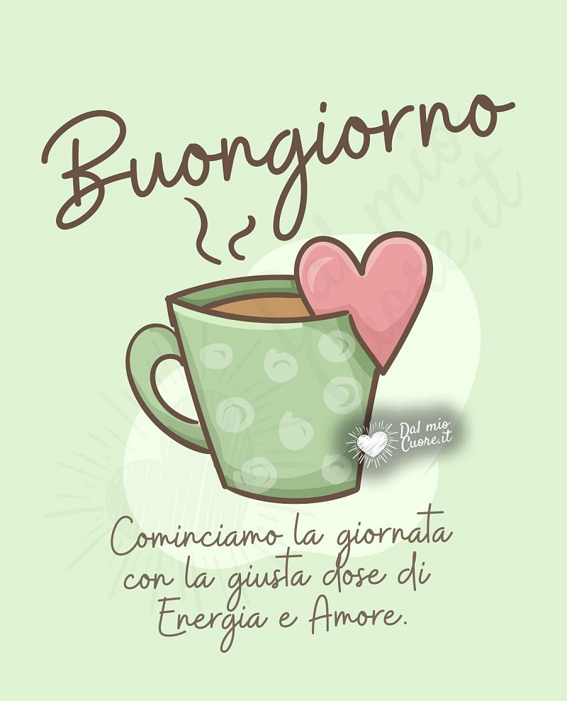 Buongiorno con Energia e Amore: La combinazione perfetta del risveglio
