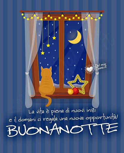 Buonanotte Frasi... il domani ci regala una nuova opportunità!