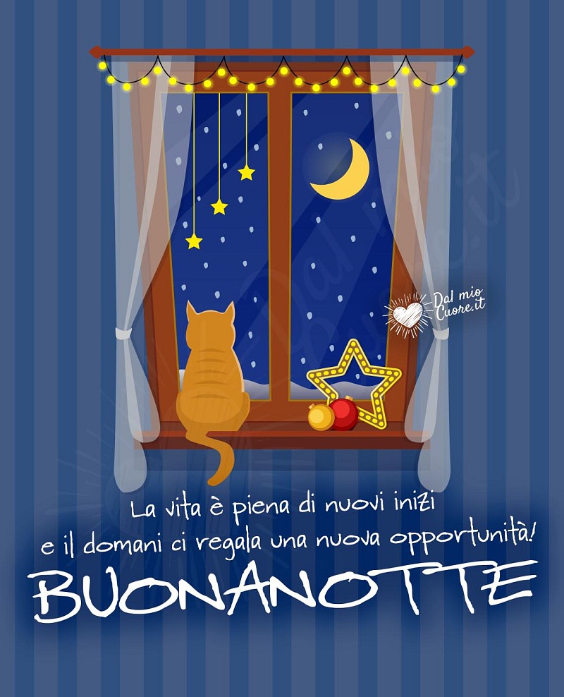 Buonanotte Frasi... il domani ci regala una nuova opportunità!