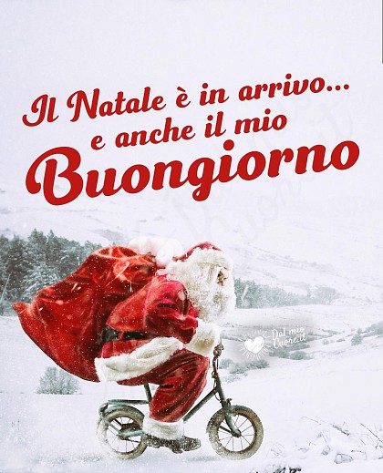 Il Natale sta arrivando... e anche il mi buongiorno!