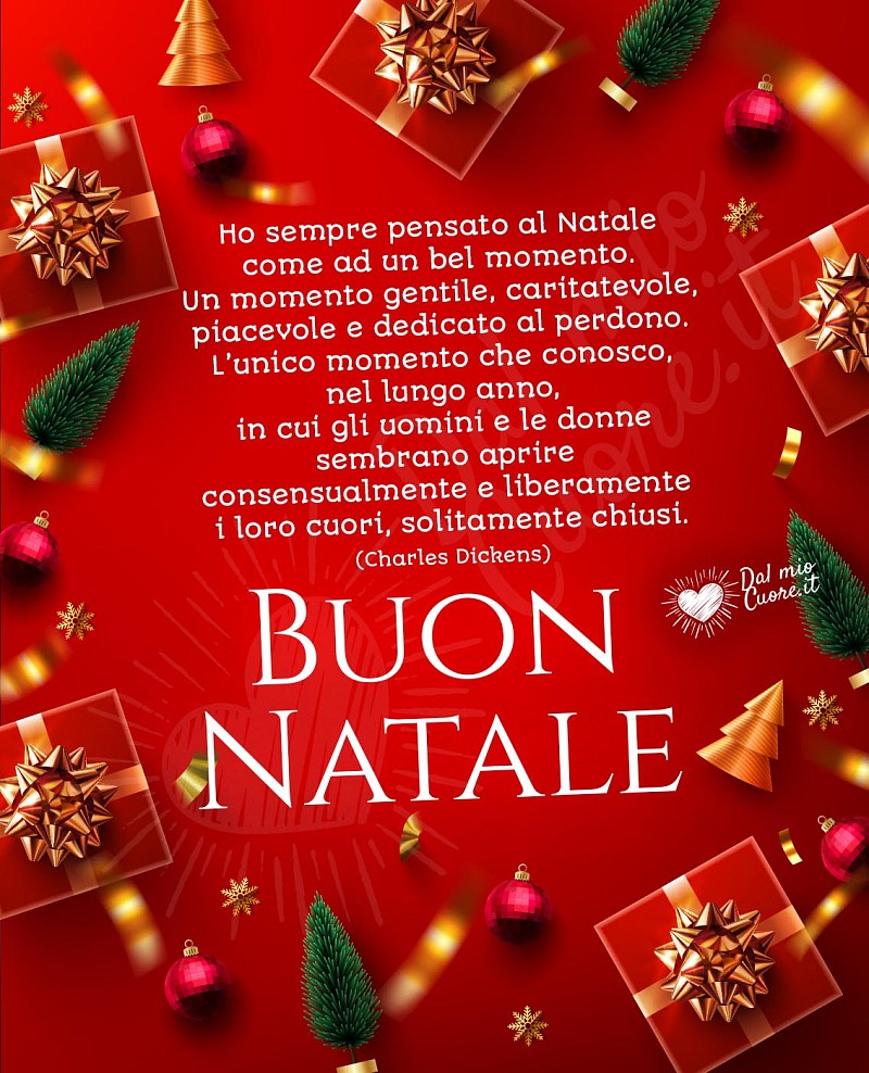 Buon Natale. Frase sulla bellezza delle feste natalizie