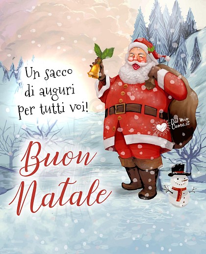 Un sacco di auguri per tutti voi. Buon Natale (Divertente)