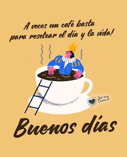 A veces un café basta para resetear el día y la vida!