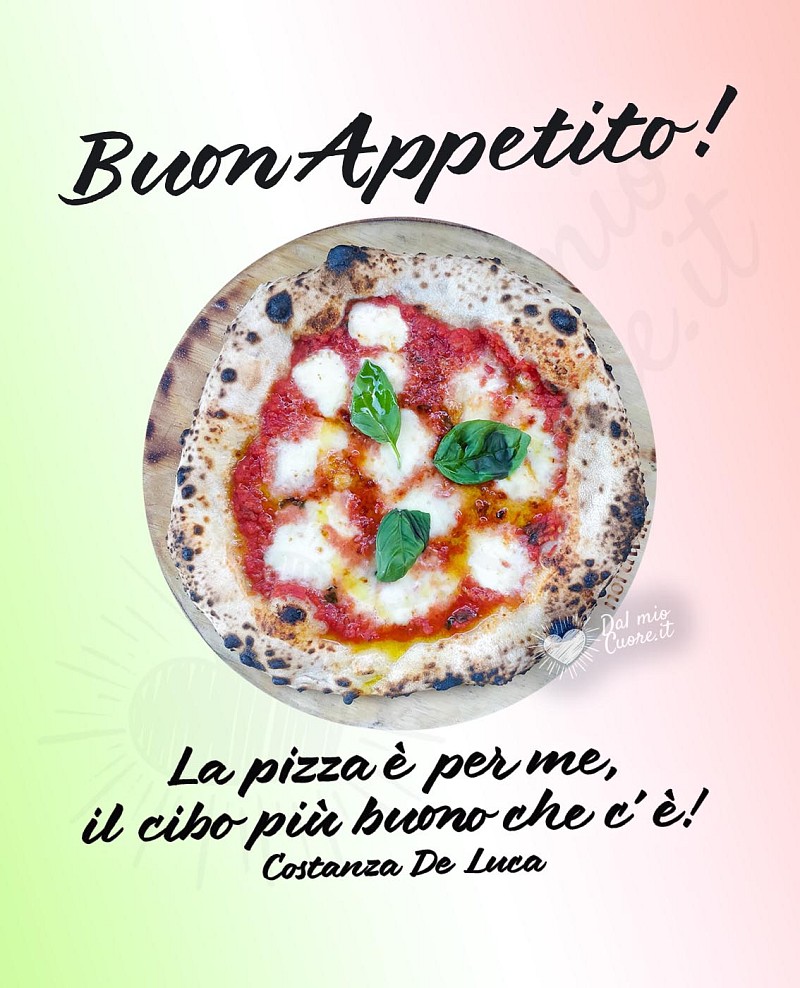 Buona petitopa. La pizza è per me, il cibo più buono che c'è!