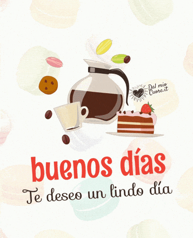 Buenos días GIF. Te deseo un lindo día